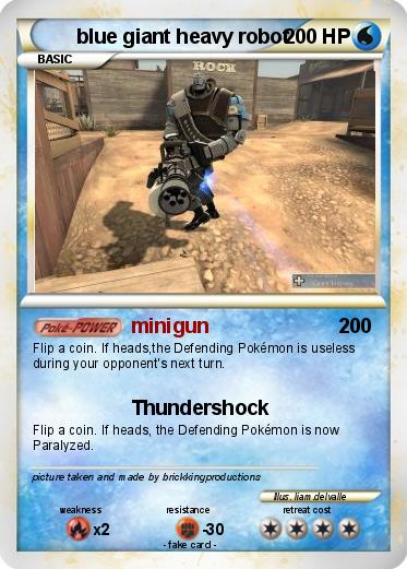 Pokemon blue giant heavy robot