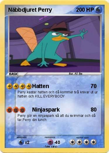 Pokemon Näbbdjuret Perry