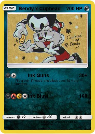 Pokemon Bendy x Cuphead