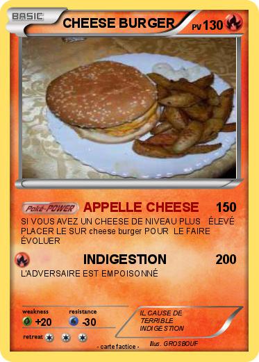 Pokemon CHEESE BURGER