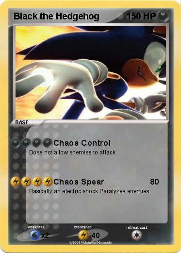 Pokemon Black the Hedgehog