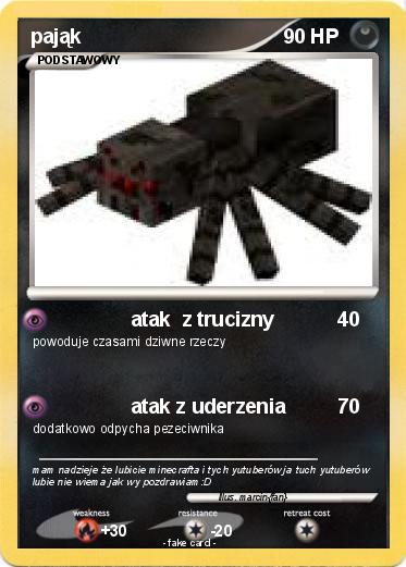 Pokemon pająk
