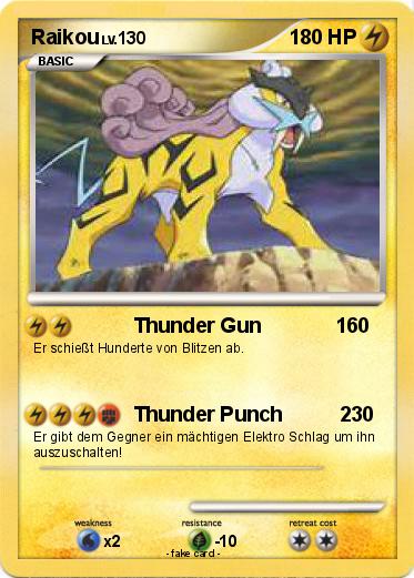 Pokemon Raikou