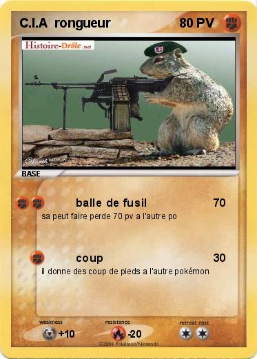 Pokemon C.I.A  rongueur