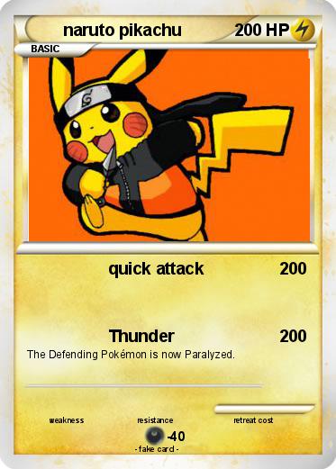 Pokemon naruto pikachu