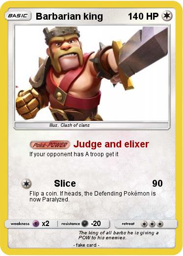 Pokemon Barbarian king
