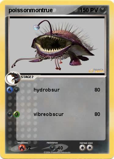 Pokemon poissonmontrue