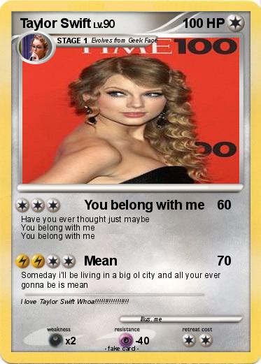 Pokemon Taylor Swift