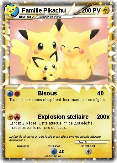 Pokemon Famille Pikachu