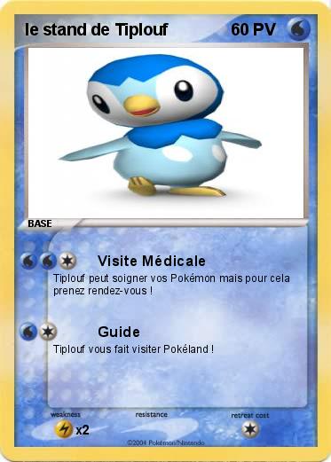 Pokemon le stand de Tiplouf
