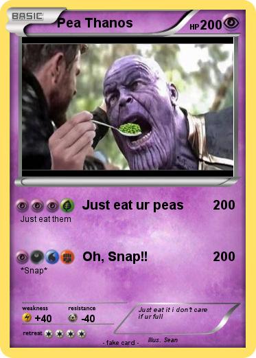 Pokemon Pea Thanos