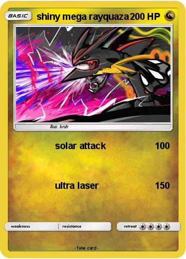 Pokemon shiny mega rayquaza