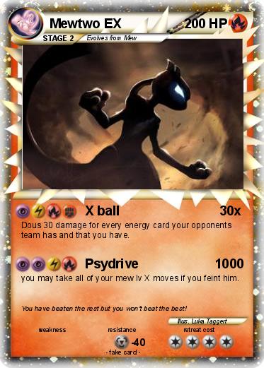 Pokemon Mewtwo EX