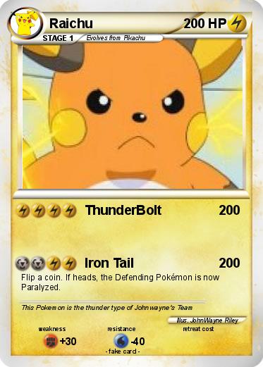 Pokemon Raichu