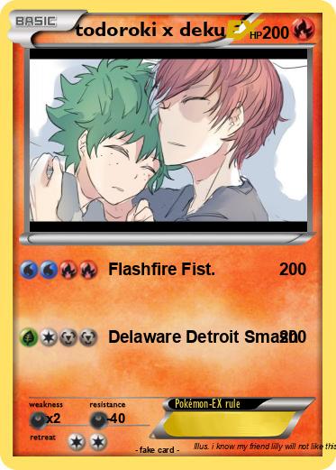 Pokemon todoroki x deku