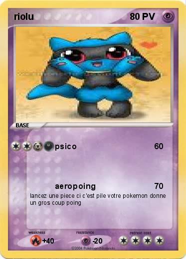 Pokemon riolu