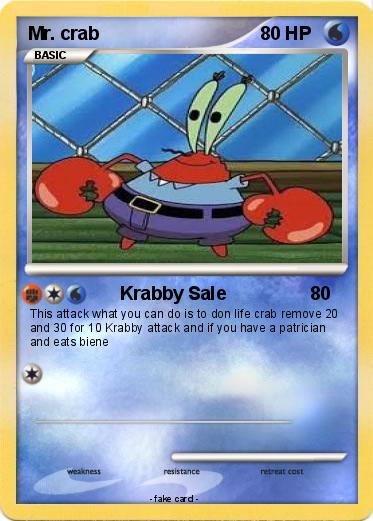 Pokemon Mr. crab