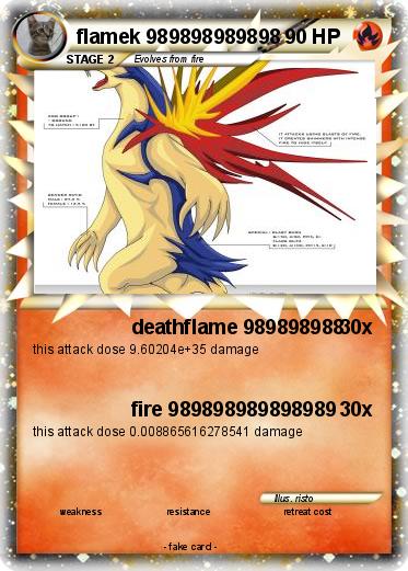 Pokemon flamek 989898989898