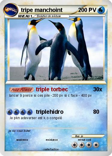 Pokemon tripe manchoint