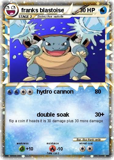 Pokemon franks blastoise