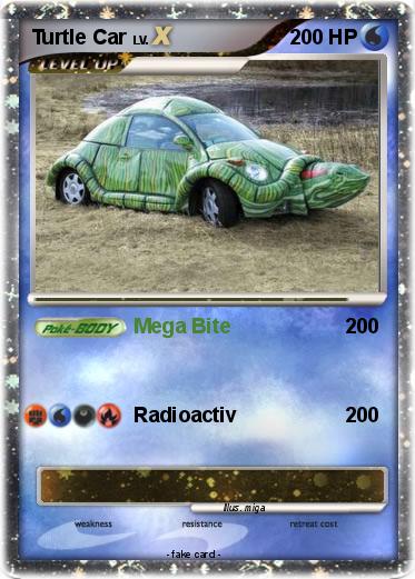 Pokemon Turtle Car