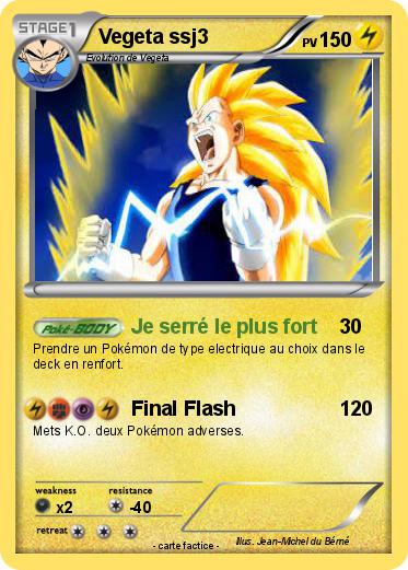 Pokemon Vegeta ssj3