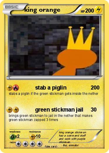 Pokemon king orange