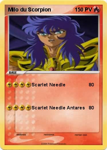 Pokemon Milo du Scorpion