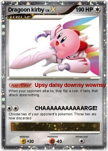 Pokemon Dragoon kirby