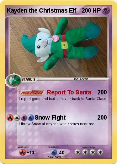 Pokemon Kayden the Christmas Elf