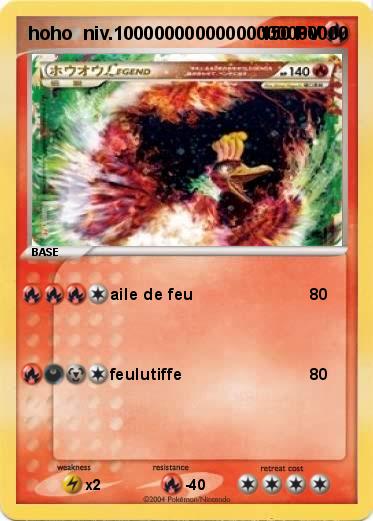 Pokemon hoho  niv.10000000000000000000000