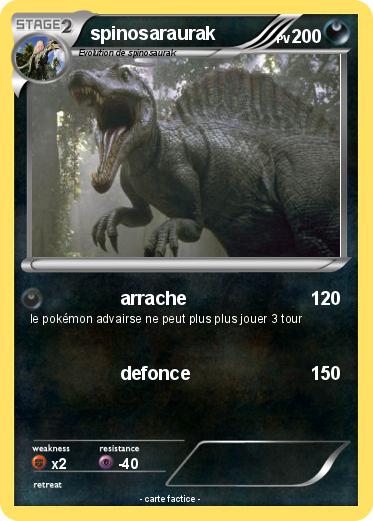 Pokemon spinosaraurak