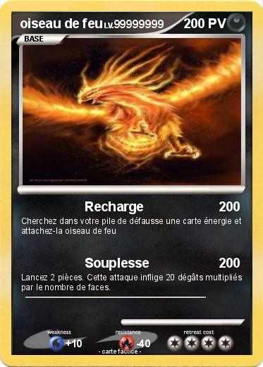 Pokemon oiseau de feu