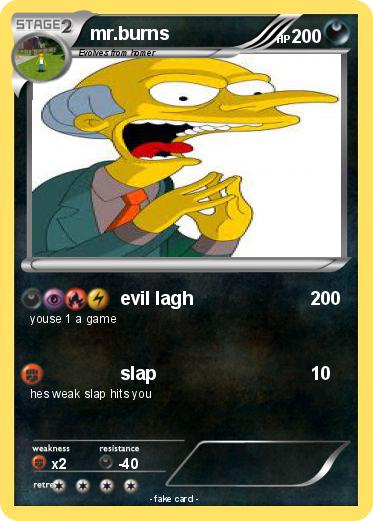Pokemon mr.burns
