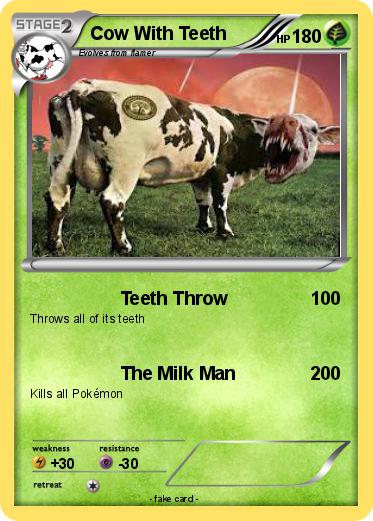 Pokemon Cow With Teeth