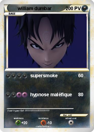 Pokemon william dumbar
