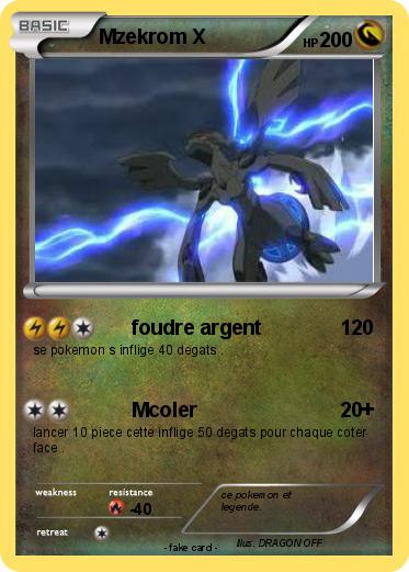 Pokemon Mzekrom X