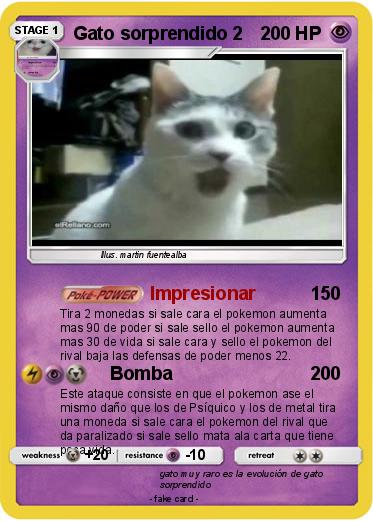 Pokemon Gato sorprendido 2