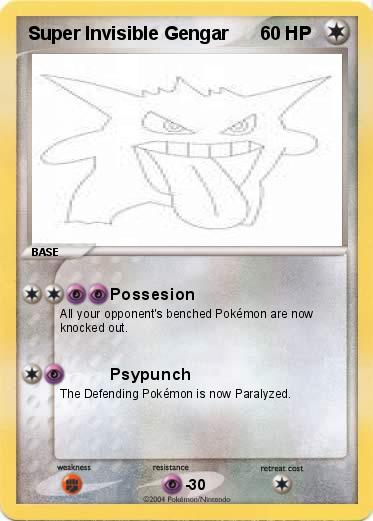 Pokemon Super Invisible Gengar
