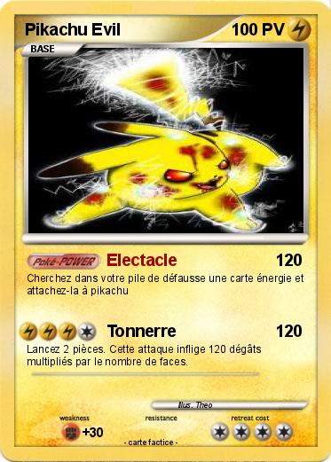 Pokemon Pikachu Evil