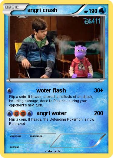 Pokemon angri crash