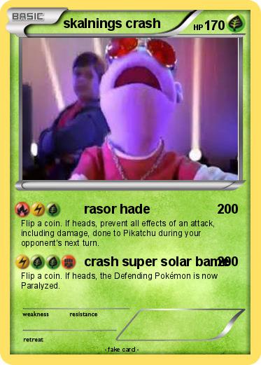 Pokemon skalnings crash