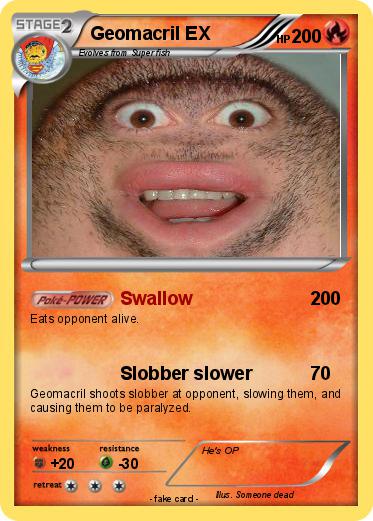 Pokemon Geomacril EX