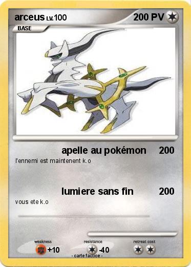 Pokemon arceus