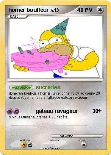 Pokemon homer bouffeur