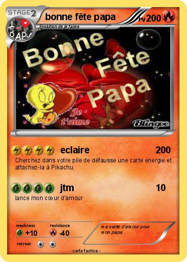 Pokemon bonne fête papa