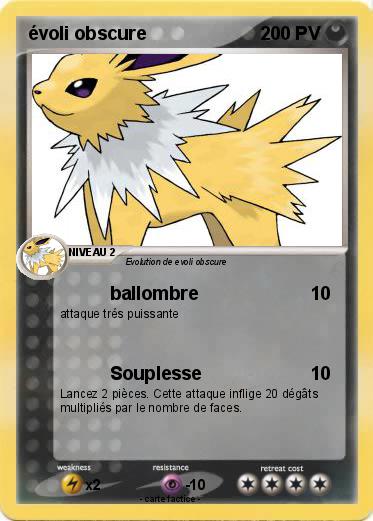 Pokemon évoli obscure