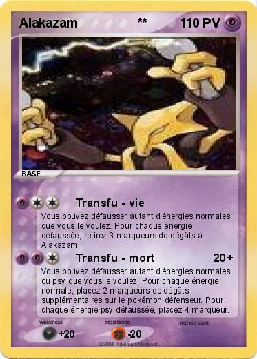 Pokemon Alakazam                 **