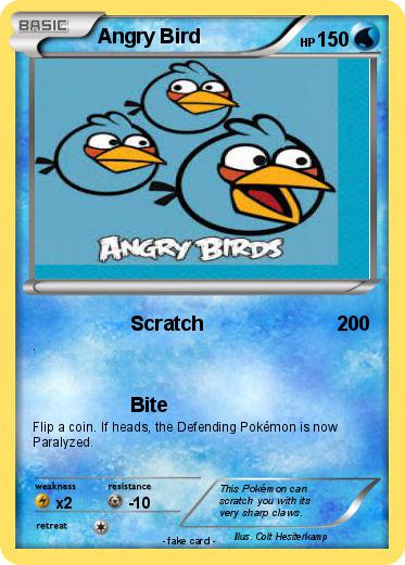 Pokemon Angry Bird