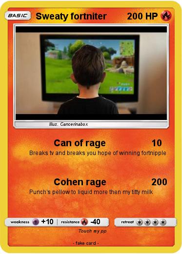 Pokemon Sweaty fortniter